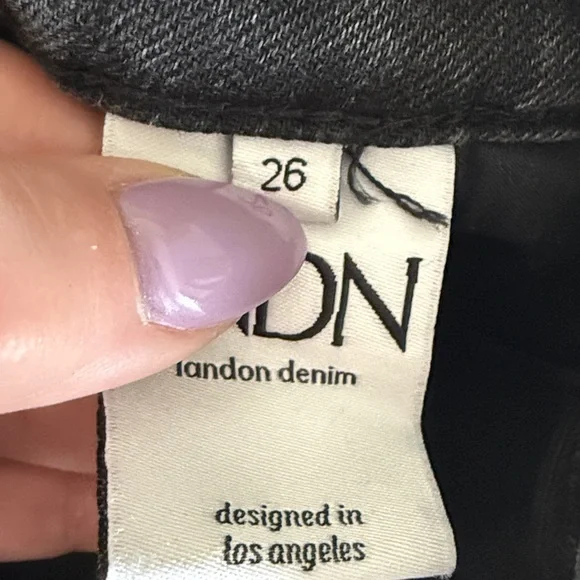 LNDN Flare Leg Women's Jeans Vintage Black Wash - Picture 4 of 5